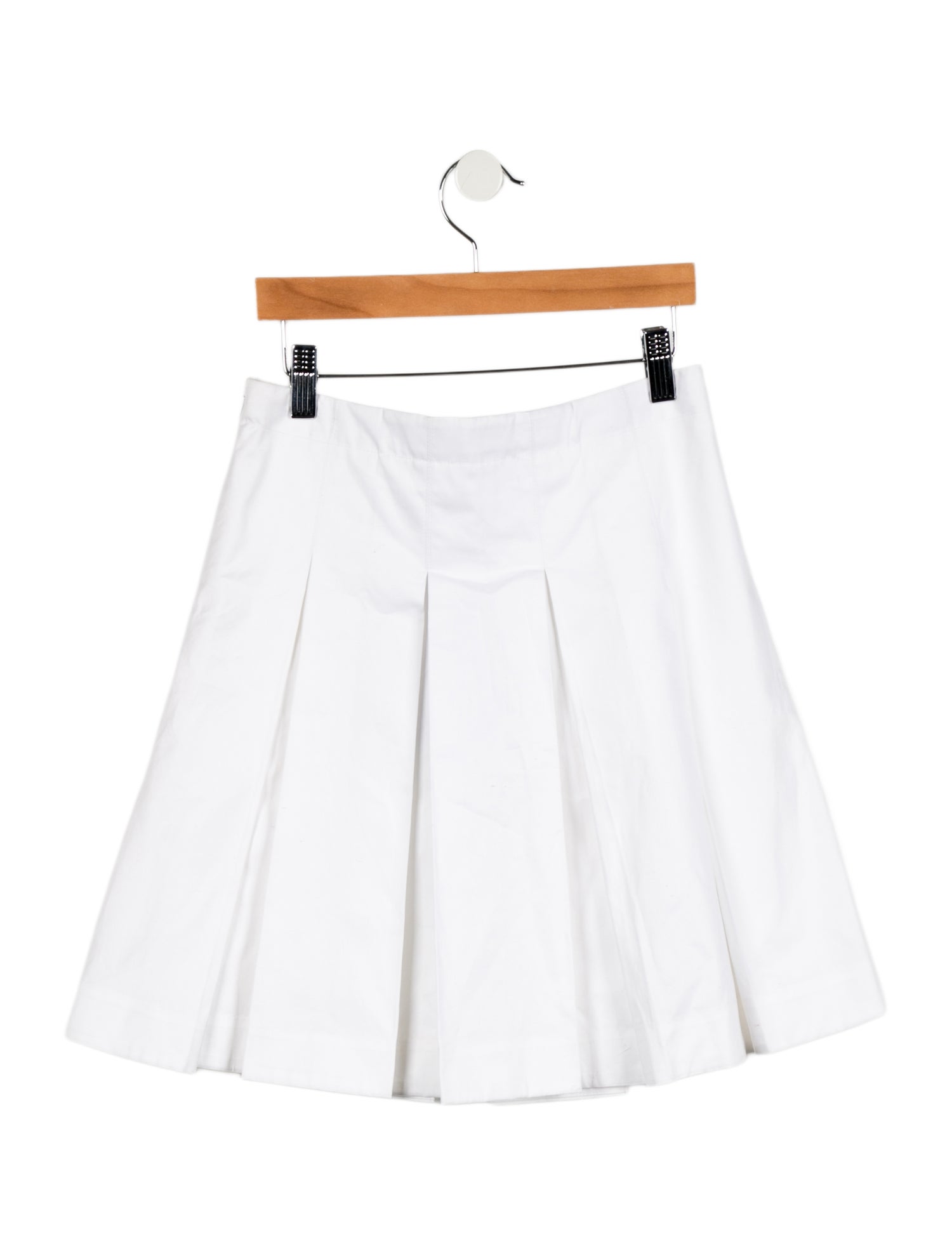 Burberry Girls' Solid Pleated Skirt